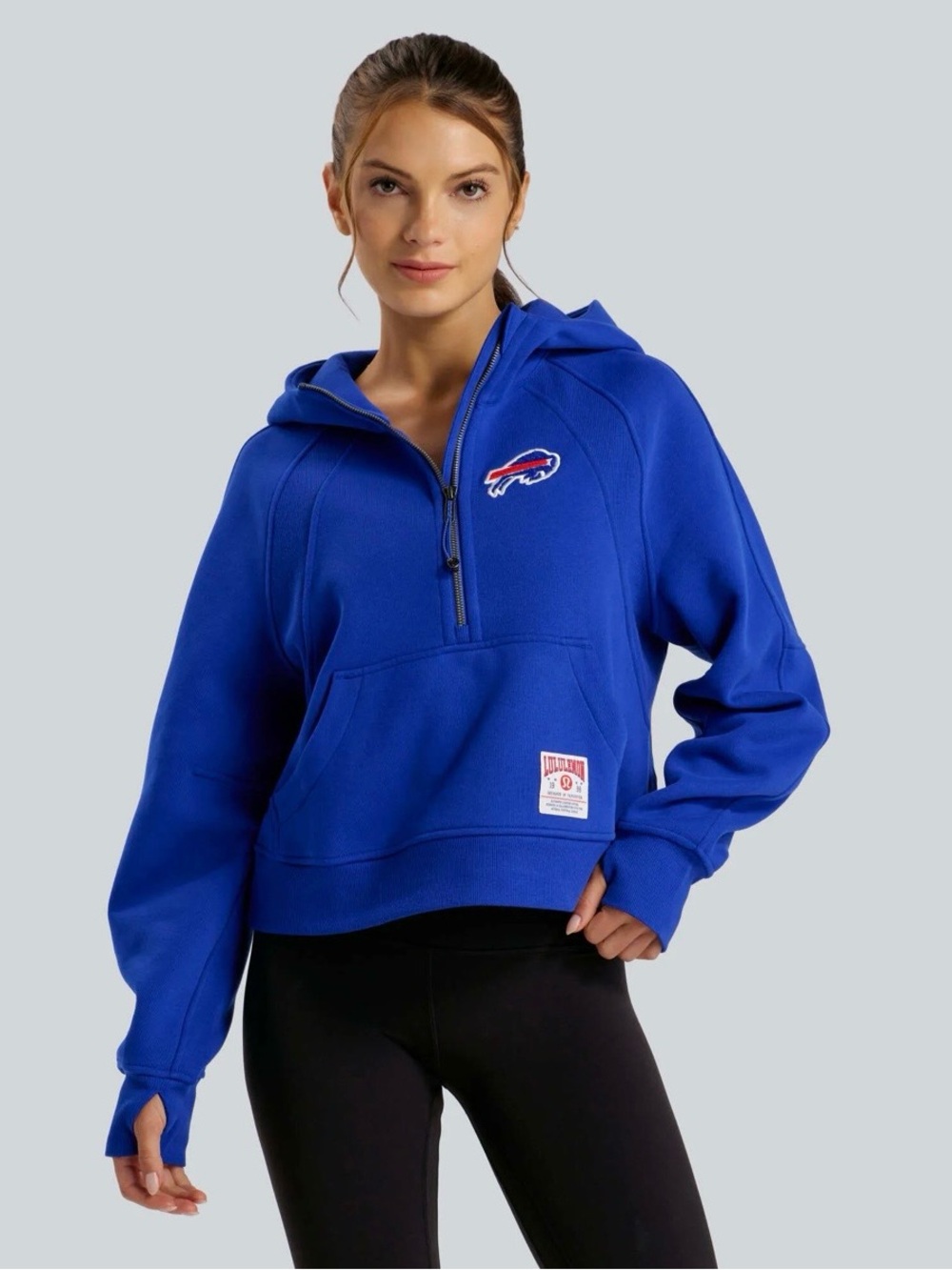 NWT Lululemon Buffalo Bills Oversized Half-Zip Women's Scuba XS/S